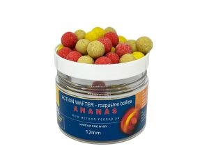 Action Wafters Rozpustné Boilies 12mm 150ml Spicy Meat
